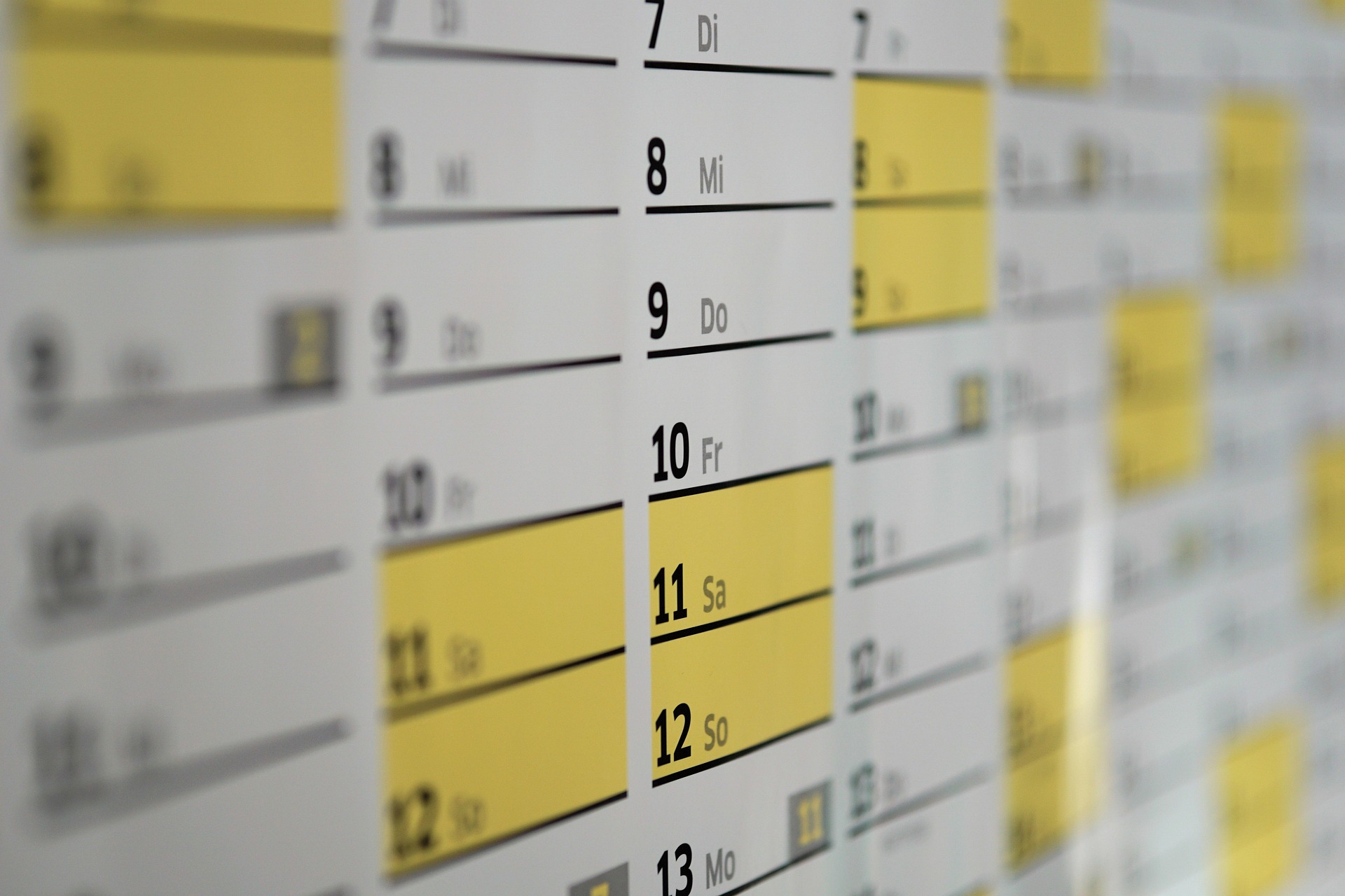 Calendrier de prise de rendez-vous